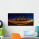 Dusk Architecture Houston Skyline Wall Decal