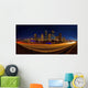 Dusk Architecture Houston Skyline Wall Decal