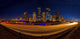 Dusk Architecture Houston Skyline Wall Decal