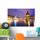 Lucerne Switzerland Night over Wall Decal