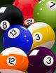 Billiard Ball Vector Illustration Wall Decal