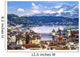 Lucerne Switzerland Aerial Old Wall Decal