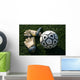 Goalie Gloves with Soccer Wall Decal