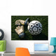 Goalie Gloves with Soccer Wall Decal