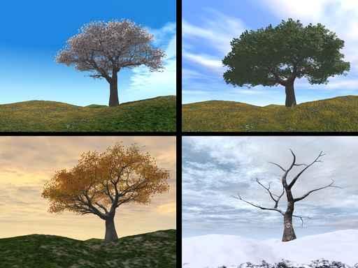 Four Seasons Wall Decal