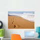 Human Footprints Leading Away Wall Decal