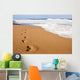 Human Footprints Leading Away Wall Decal
