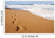 Human Footprints Leading Away Wall Decal
