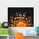 Halloween with Pumpkin and Wall Decal