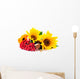 Sunflowers and Ashberry Wall Decal