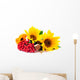 Sunflowers and Ashberry Wall Decal