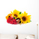 Sunflowers and Ashberry Wall Decal