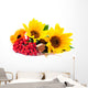 Sunflowers and Ashberry Wall Decal