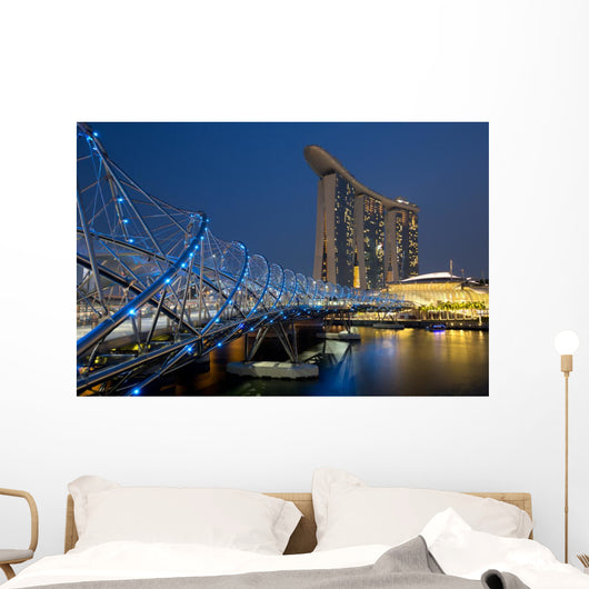Singapur Singapore Marina Bay Wall Decal