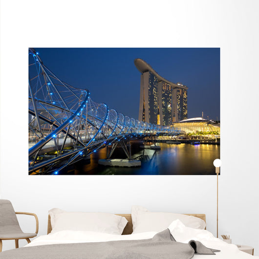 Singapur Singapore Marina Bay Wall Decal Wallmonkeys