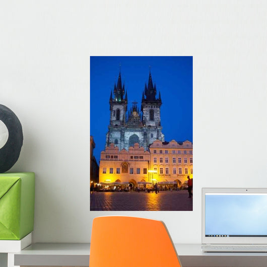 Evening Prague Wall Decal