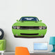 Lime Green Muscle Car Wall Decal
