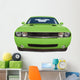 Lime Green Muscle Car Wall Decal