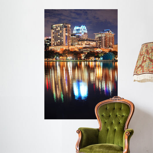 Orlando Downtown Dusk Wall Decal