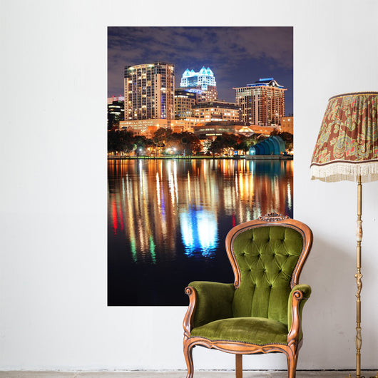 Orlando Downtown Dusk Wall Decal