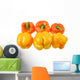 Yellow and Orange Peppers Wall Decal