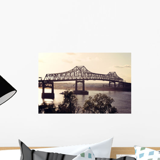 Bridge Mississippi River Baton Wall Decal