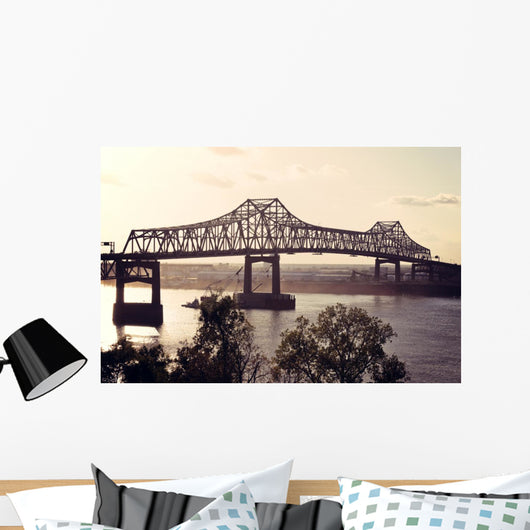 Bridge Mississippi River Baton Wall Decal