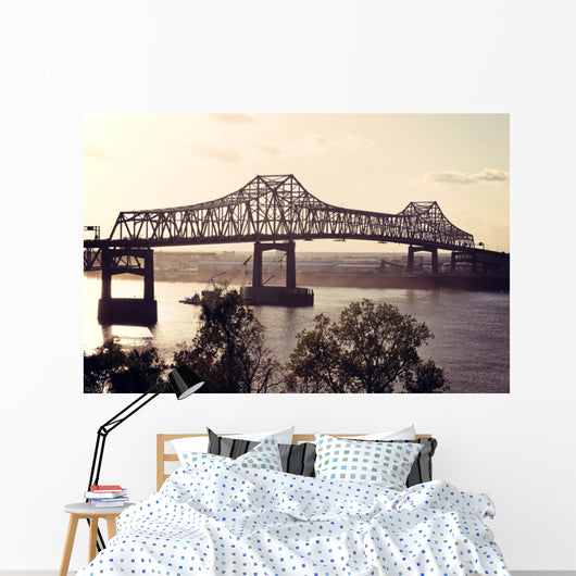 Bridge Mississippi River Baton Wall Decal