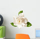 White Gardenia Blossom Flower Wall Decal