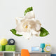 White Gardenia Blossom Flower Wall Decal