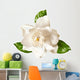 White Gardenia Blossom Flower Wall Decal
