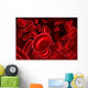 Red Blood Cells In Wall Decal