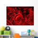 Red Blood Cells In Wall Decal