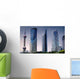Shanghai Skyline Wall Decal