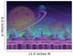 Fantasy Seamless Alien Landscape Wall Decal