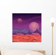 Fantasy Alien Landscape Wall Decal