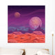 Fantasy Alien Landscape Wall Decal
