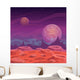 Fantasy Alien Landscape Wall Decal