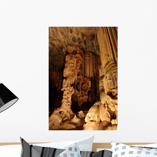 Stalactites and Stalagmites Underground Wall Decal