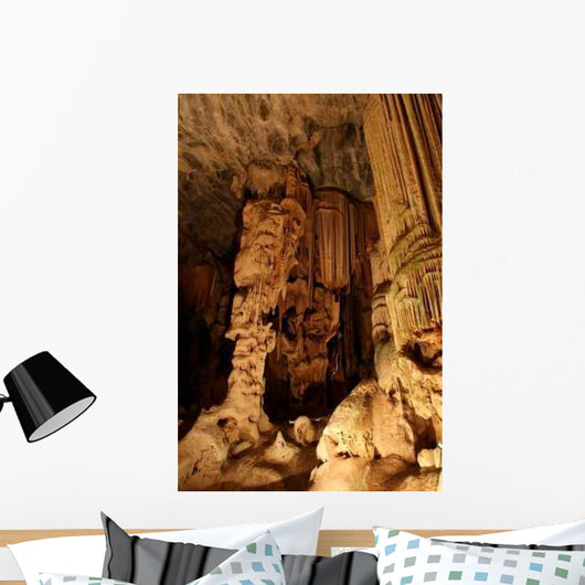 Stalactites and Stalagmites Underground Wall Decal