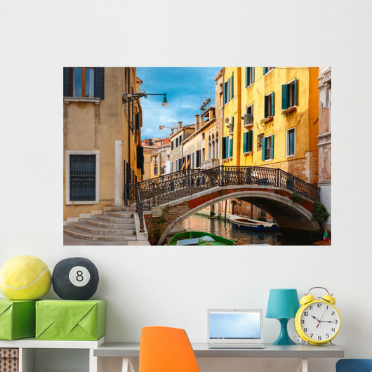 Colorful Lateral Canal and Wall Decal