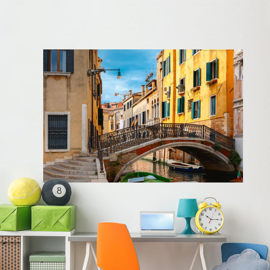 Colorful Lateral Canal and Wall Decal