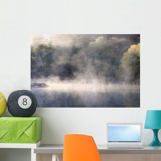 Autumn Mist over Still Wall Decal