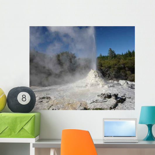 white Lady' Geyser near Wall Decal