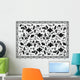 Flower and Frame Wall Decal