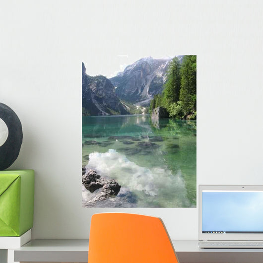 Lake Braies Reflections Wall Decal