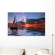 Sailing Sunset Wall Decal