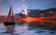 Sailing Sunset Wall Decal