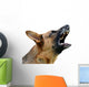 Angry German Shepard Dog Wall Decal