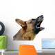 Angry German Shepard Dog Wall Decal